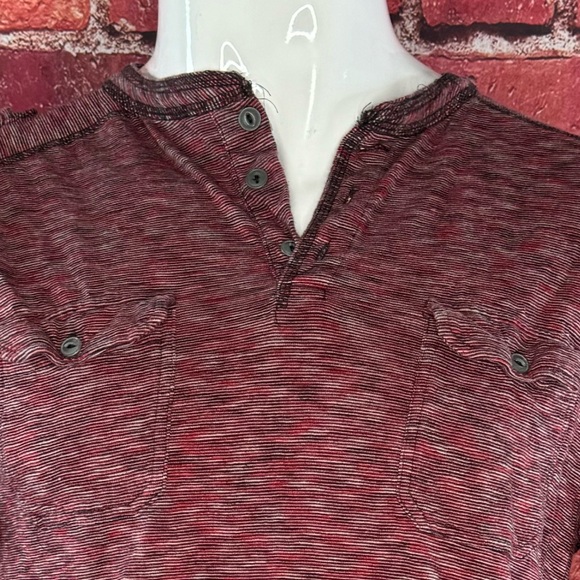 1775 Men’s Short Sleeve Button Notch Neck T-Shirt - Size : XL - Picture 3 of 9